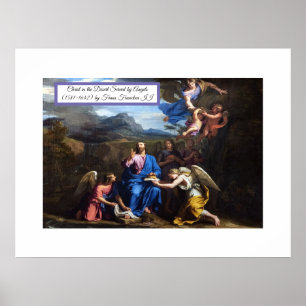 Póster Cristo en el desierto