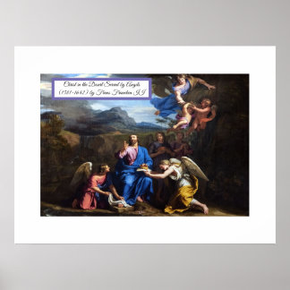 Póster Cristo en el desierto