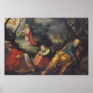 Póster Cristo en el jardín de aceitunas, 1625
