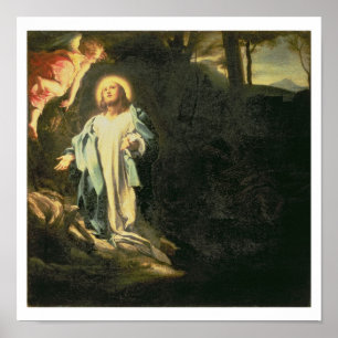 Póster Cristo en el jardín de Gethsemane 3