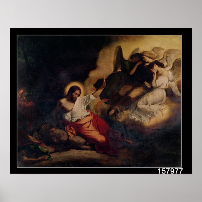 Póster Cristo en el Jardín de las Olivas, 1827 (Frente)