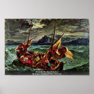 Póster Cristo En El Mar De Galilea