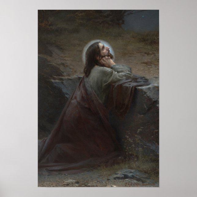 Póster Cristo en el monte de las aceitunas (¡Se harán!) (Frente)