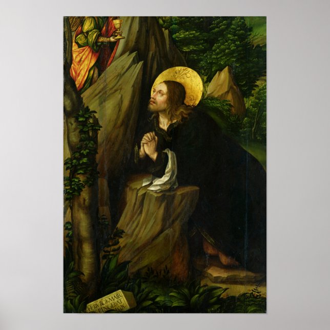 Póster Cristo en el Monte de las Olivas, 1505 (Frente)