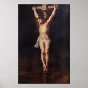 Póster Cristo en la cruz