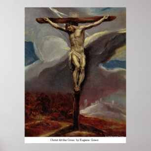 Póster Cristo en la cruz por Eugene Greco