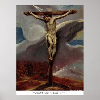 Póster Cristo en la cruz por Eugene Greco