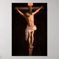 Cristo en la cruz por Francisco De Zurbarán