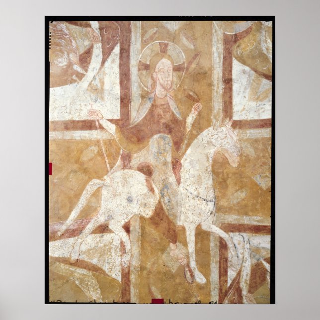 Póster Cristo en un caballo blanco (Frente)