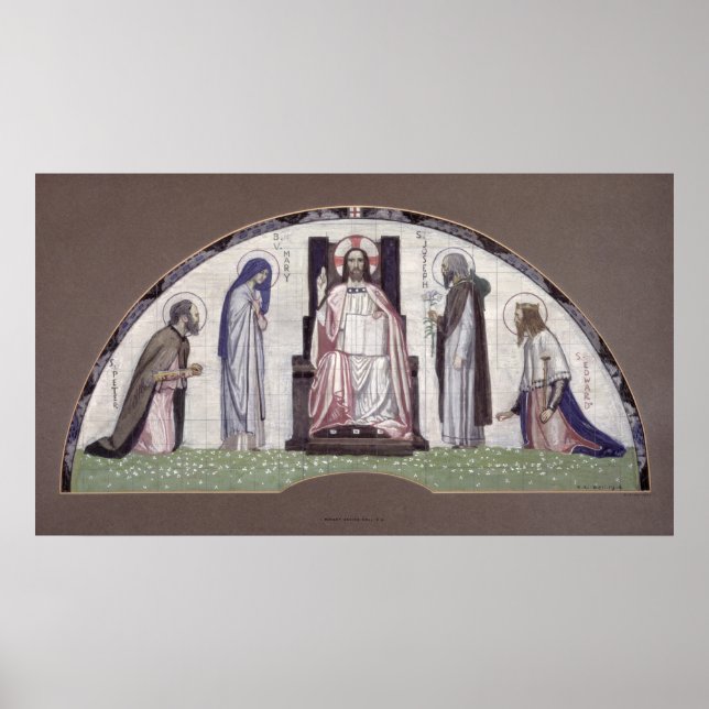 Póster Cristo Enstronado (Frente)