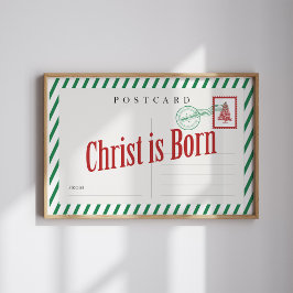 Póster Cristo es Navidades nacidos Poster de postales