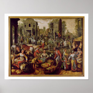 Póster Cristo mostrado al pueblo