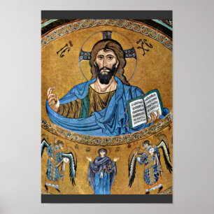 Póster Cristo Pantocrator por el ¹ de Meister Von Cefalã