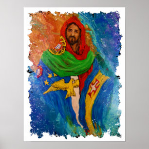 Póster Cristo por Portugal