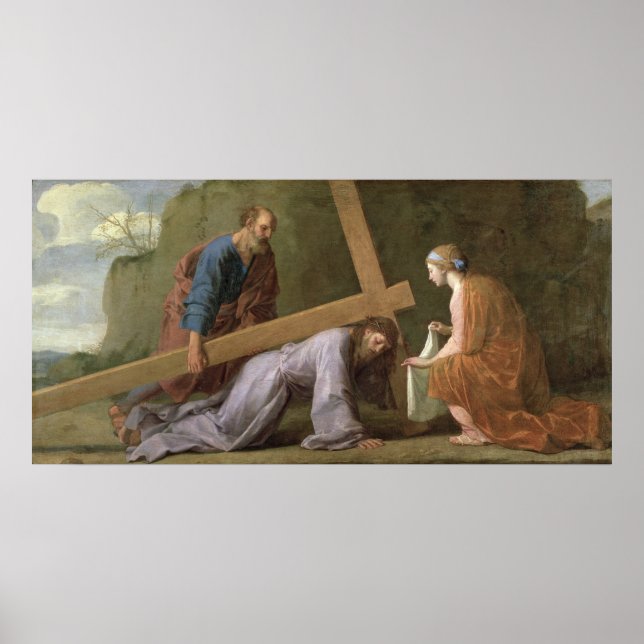 Póster Cristo portando la cruz, c.1651 (Frente)