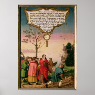 Póster Cristo que enseña a sus discípulos