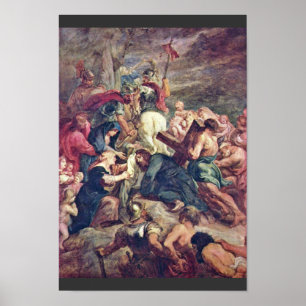 Póster Cristo que lleva la cruz de Rubens Peter Paul