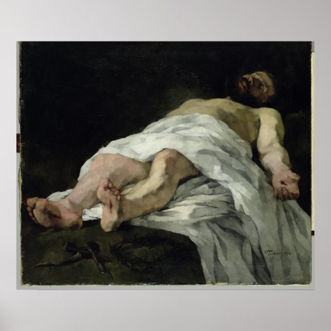 Póster Cristo retirado de la cruz, 1874 (Frente)