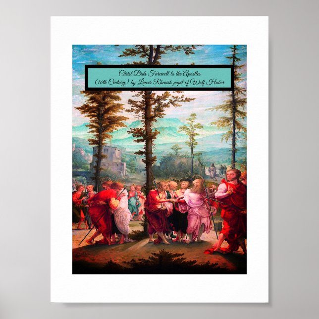 Póster Cristo se despide (Frente)