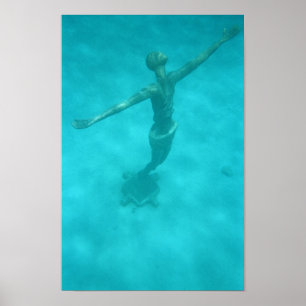 Póster Cristo submarino