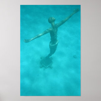 Póster Cristo submarino