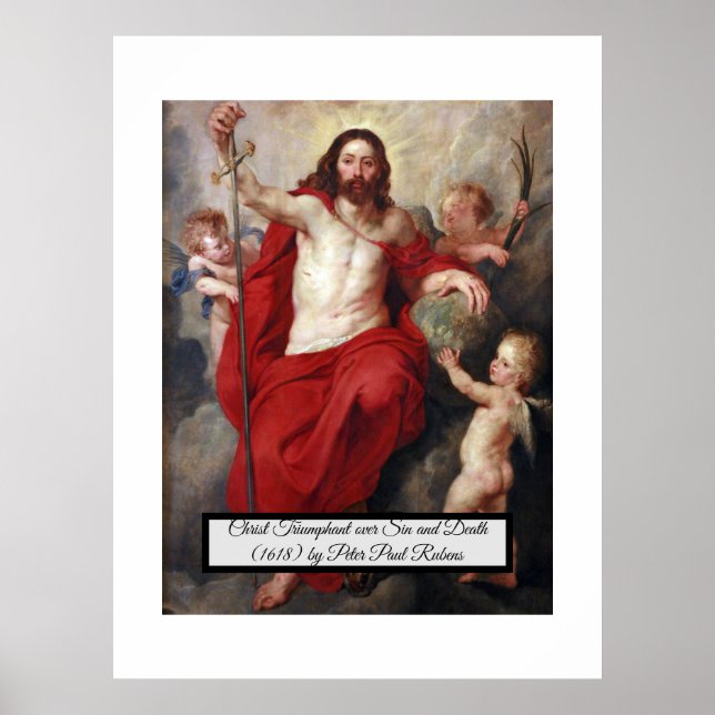 Póster Cristo triunfante sobre la muerte (Frente)