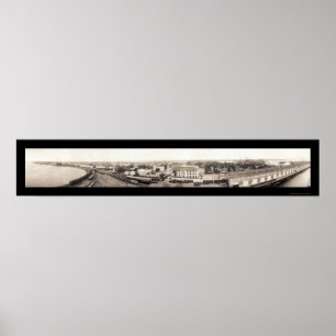 Póster Cristobal Colon Panama Photo 1936