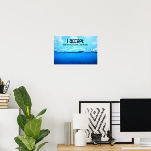 Póster "Crítica constructiva" Motivación Afirmación