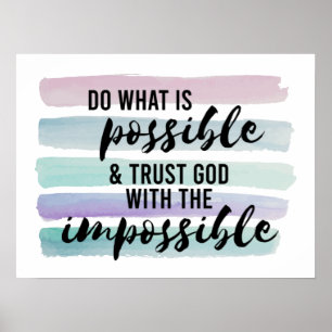 Póster Crítico inspirador de Dios