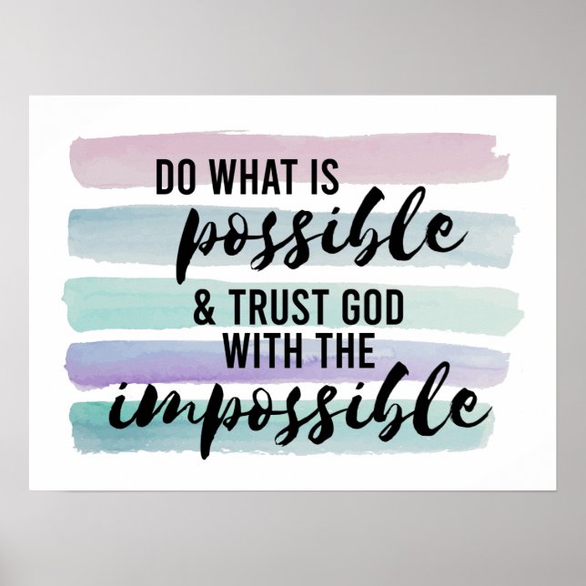 Póster Crítico inspirador de Dios (Frente)