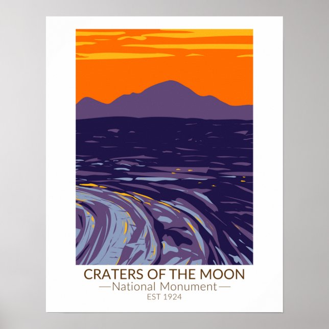 Póster Críticos del Monumento Nacional a la Luna Idaho (Frente)