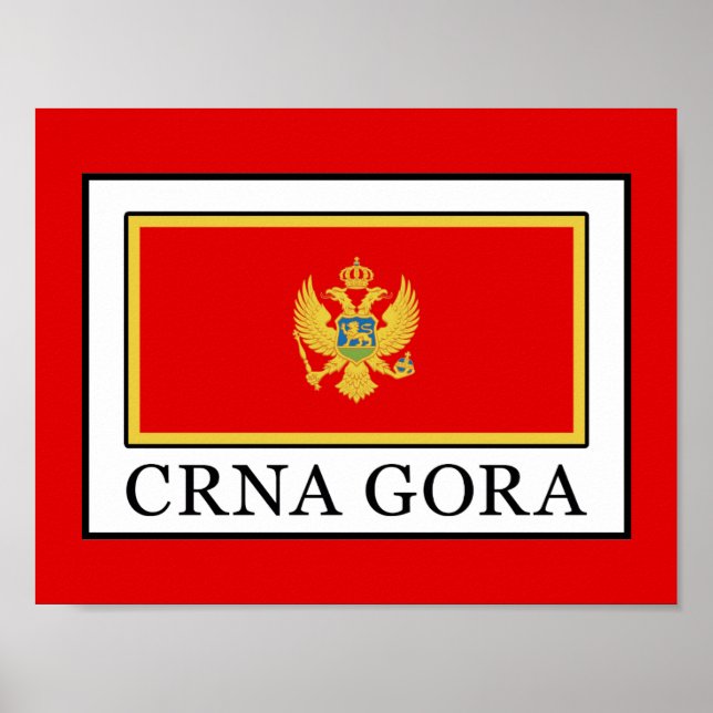 Póster Crna Gora (Frente)