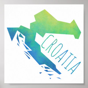 Póster Croacia