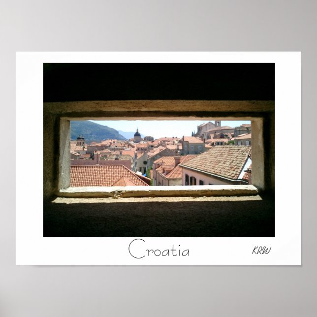 Póster Croacia (Frente)