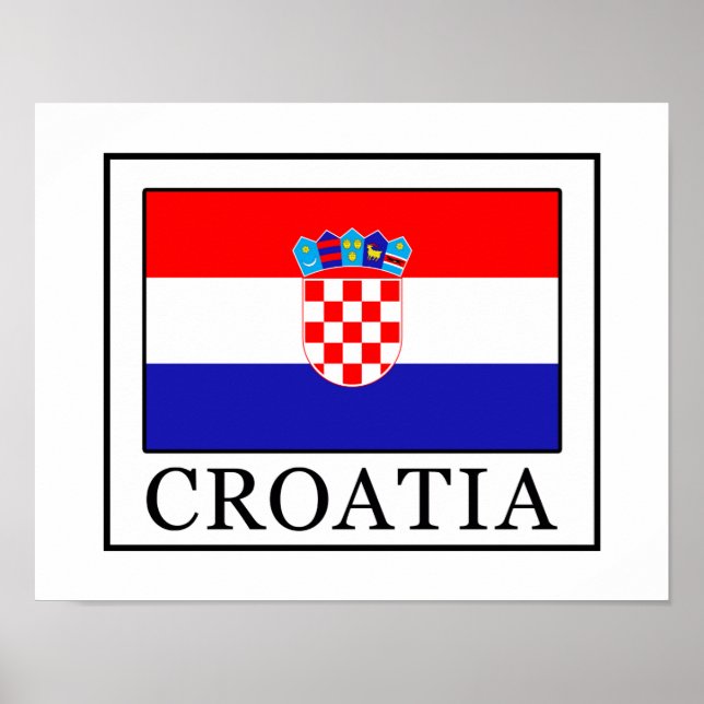 Póster Croacia (Frente)