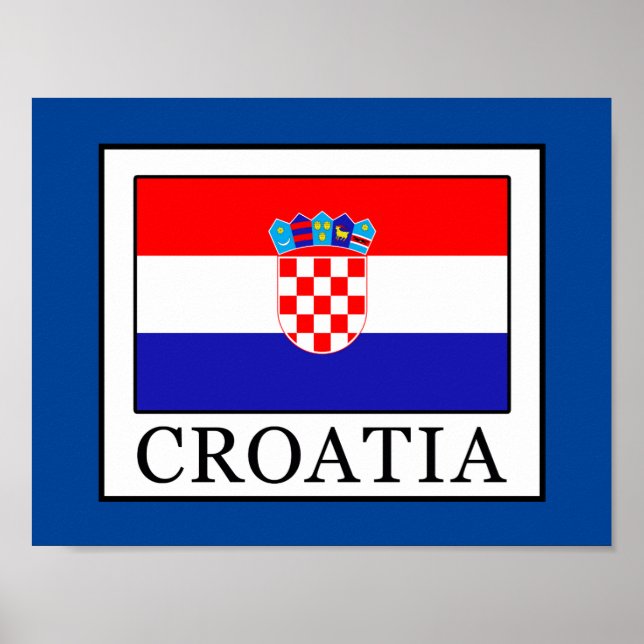 Póster Croacia (Frente)