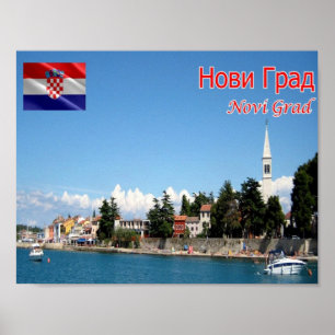 Póster Croacia - Novi Grad -