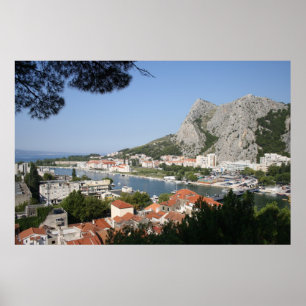 Póster Croacia - Omis