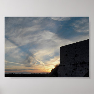 Póster Croatian sunset