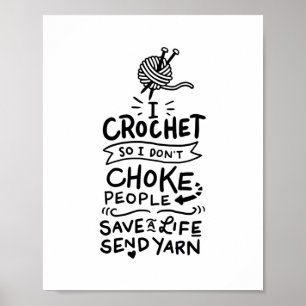 Póster Crocheting Crochet Wool