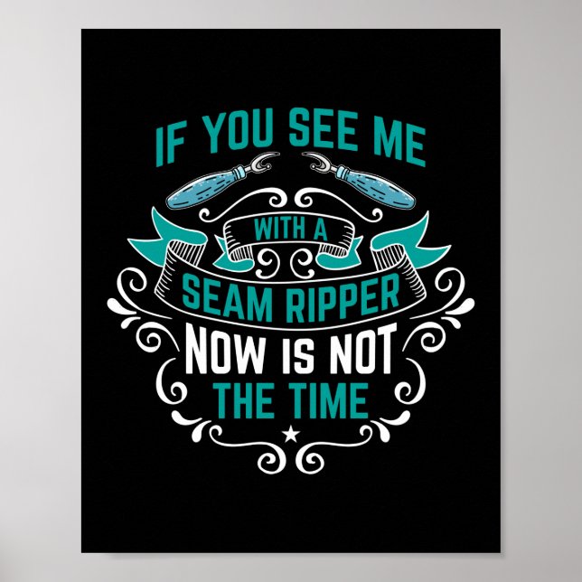 Póster Crocheting de coser de coser de costura de costura (Frente)