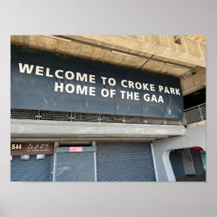Póster Croke Park GAA Dublín Irlanda Europa