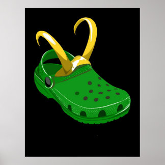 Póster Croki Crocs X Loki