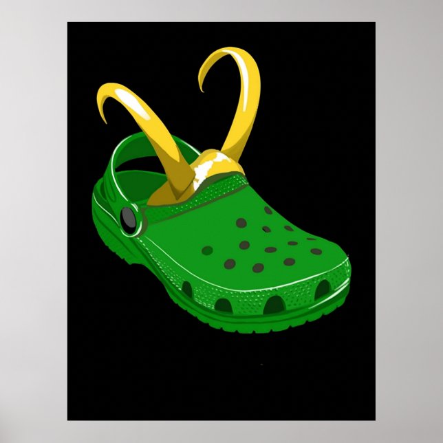 Póster Croki Crocs X Loki (Frente)
