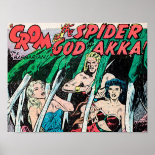 Póster Crom and the Sider God of AKKA Art Print #1