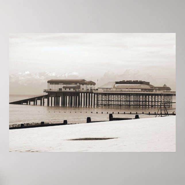 Póster Cromer En Invierno. (Frente)