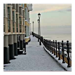 Póster Cromer en invierno.