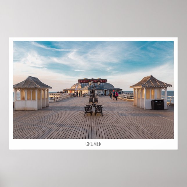 Póster Cromer Pier, Norfolk, Inglaterra (Frente)