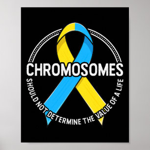 Póster Cromosomas Cita Disminución Cinta de Concienciació