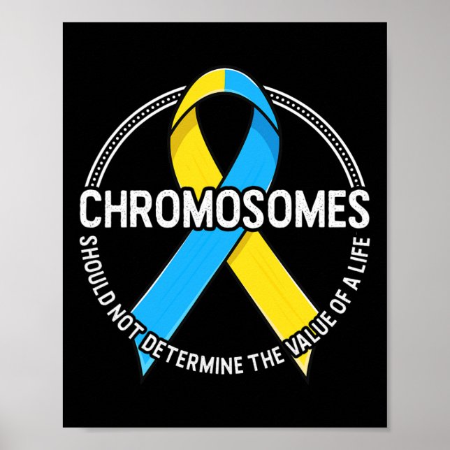 Póster Cromosomas Cita Disminución Cinta de Concienciació (Frente)